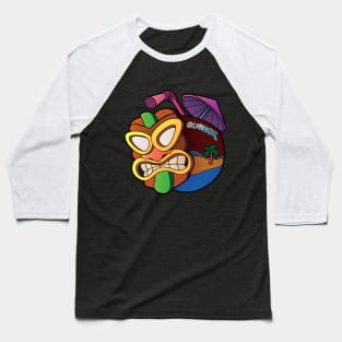 Tiki Summer Baseball T-Shirt